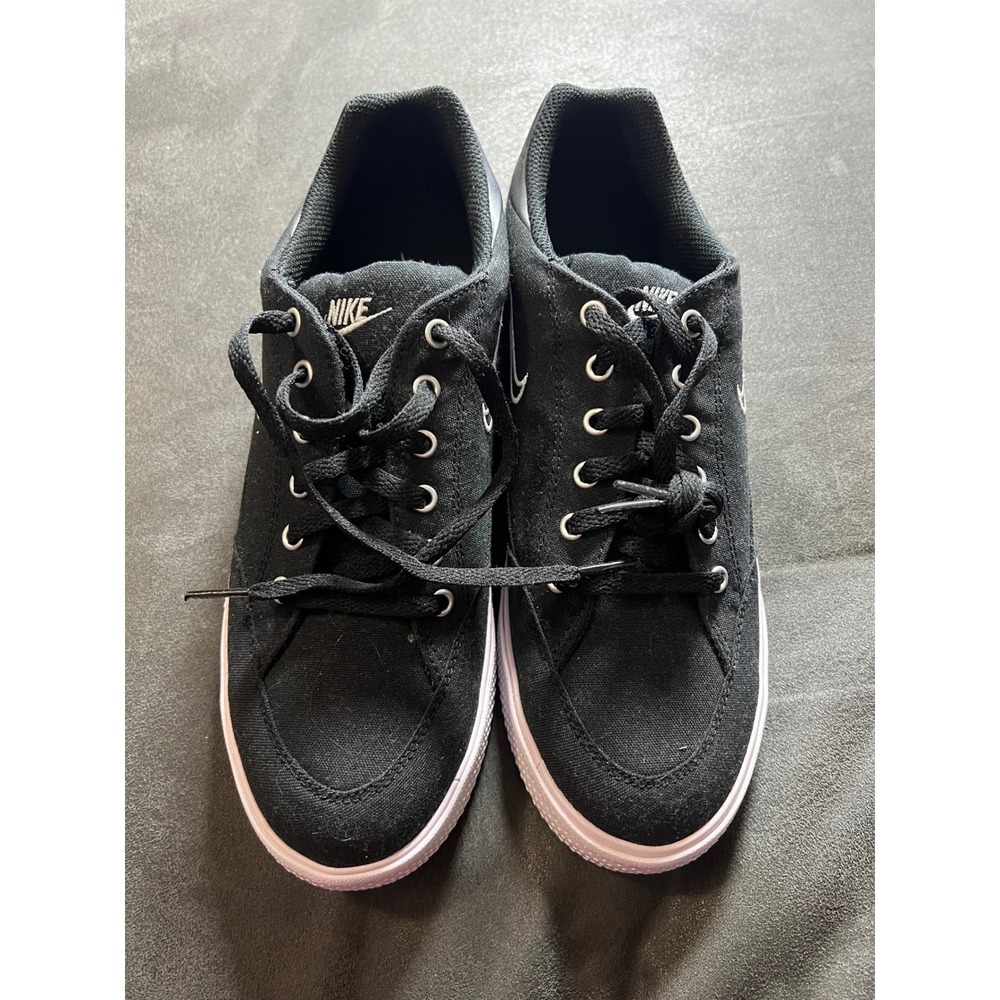 Nike DB2880 002 Black Canvas Low Top Sneakers‎ Shoes Womens US 10